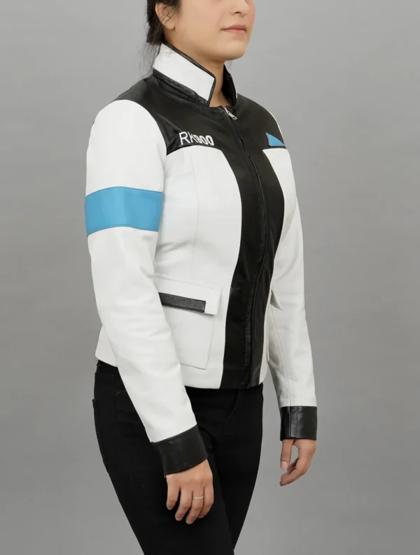 Handmade Detroit Become Human Inspired Connor RK900 Leather Jacket