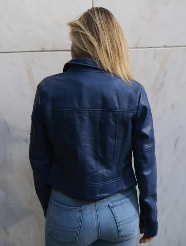 Womens Capsule Corp Future Trunks Leather Jacket