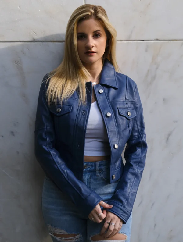Womens Capsule Corp Future Trunks Leather Jacket