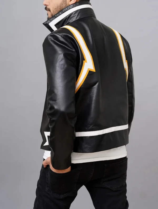 Handmade Denki Cosplay Costume Leather Jacket