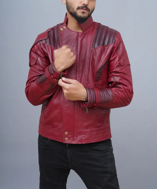 Star Lord 2 Chris Pratt Real Leather Jacket