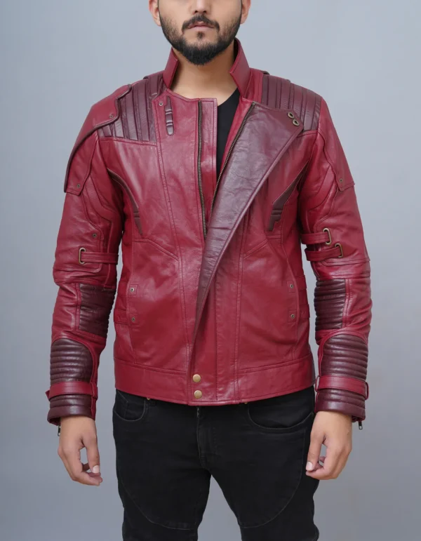 Star Lord 2 Chris Pratt Real Leather Jacket