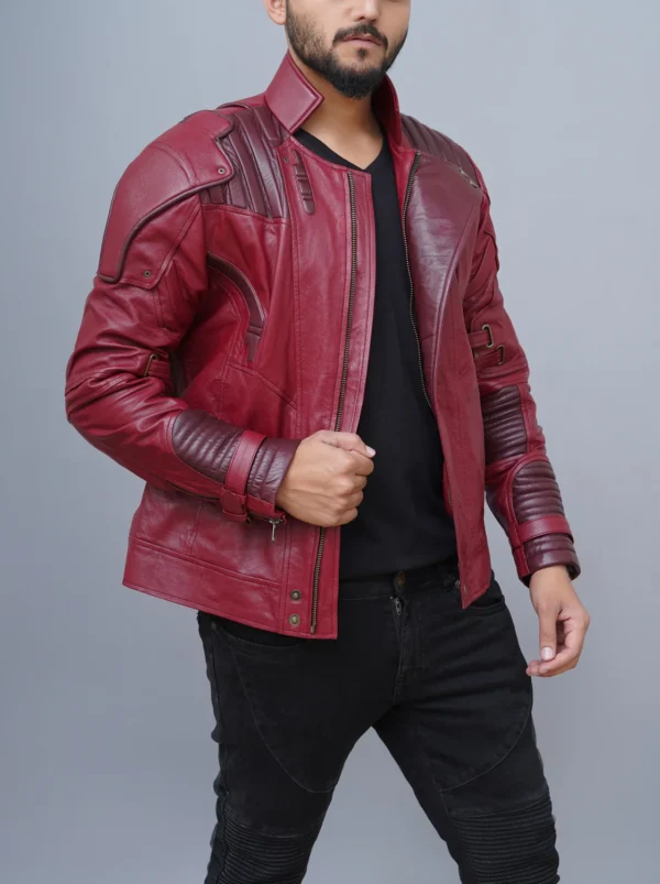 Star Lord 2 Chris Pratt Real Leather Jacket