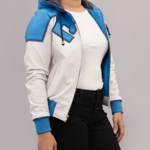 Handmade Inspired Jaime Reyes Beetle Leather Bomber Jacket