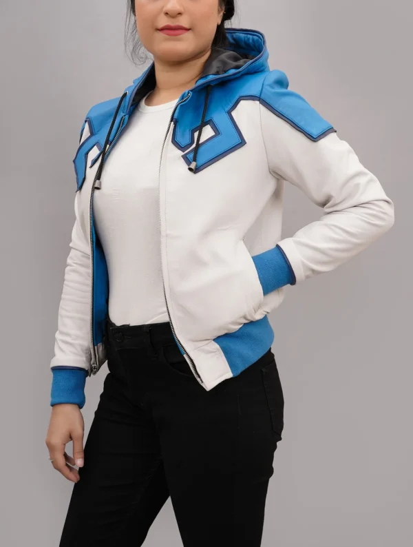 Handmade Inspired Jaime Reyes Beetle Leather Bomber Jacket