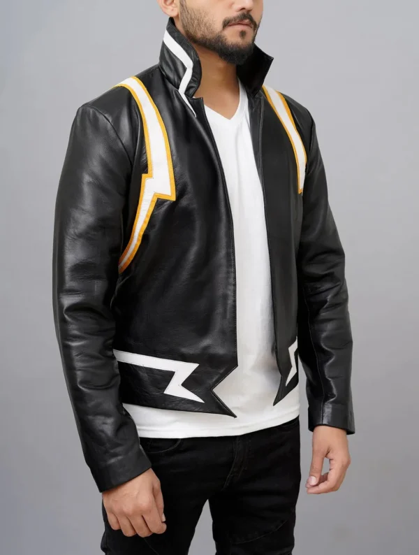 Handmade Denki Cosplay Costume Leather Jacket