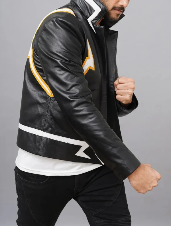 Handmade Denki Cosplay Costume Leather Jacket