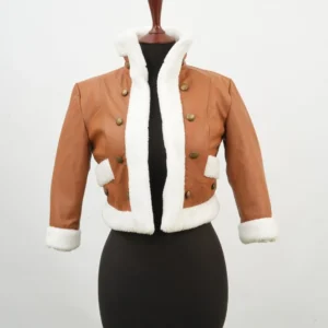 Takami Hawks MHA Inspired Brown Leather Jacket