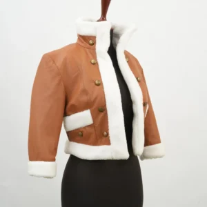 Takami Hawks MHA Inspired Brown Leather Jacket