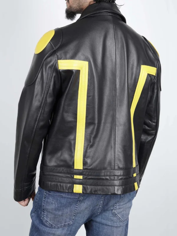 Mens Poke Spark Yellow Team Leader Jacket Anime Costume Cosplay Outfit