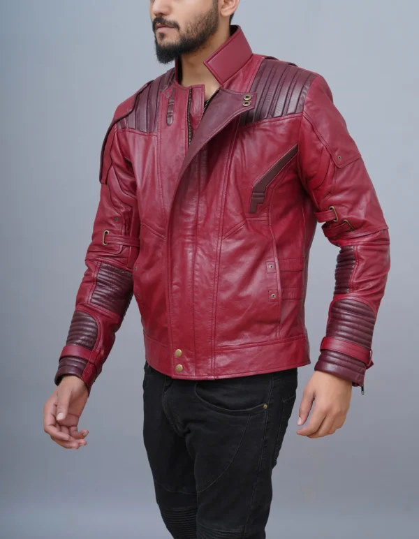Star Lord 2 Chris Pratt Real Leather Jacket