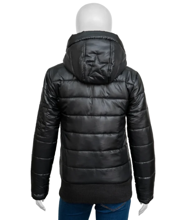 Women’s Stylish Black Puffer Jacket