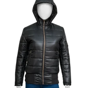 Women’s Stylish Black Puffer Jacket