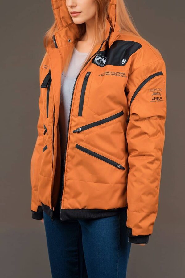 Orange Technical Jacket Thermal Proof Alpine Style