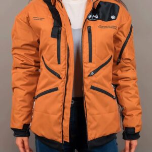 Orange Technical Jacket Thermal Proof Alpine Style