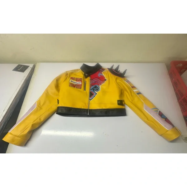 Arden Cho KPop Demon Hunters Rumi Leather Jacket Cosplay Costume