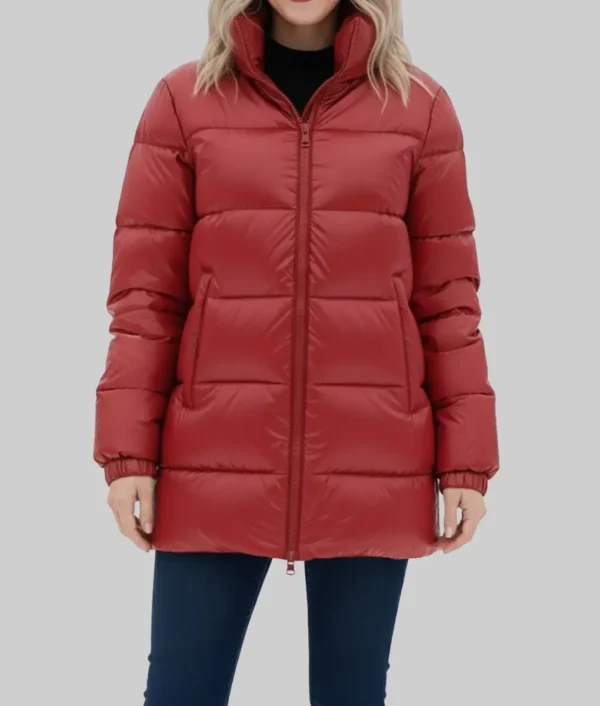 Amaia Red Puffer Jacket