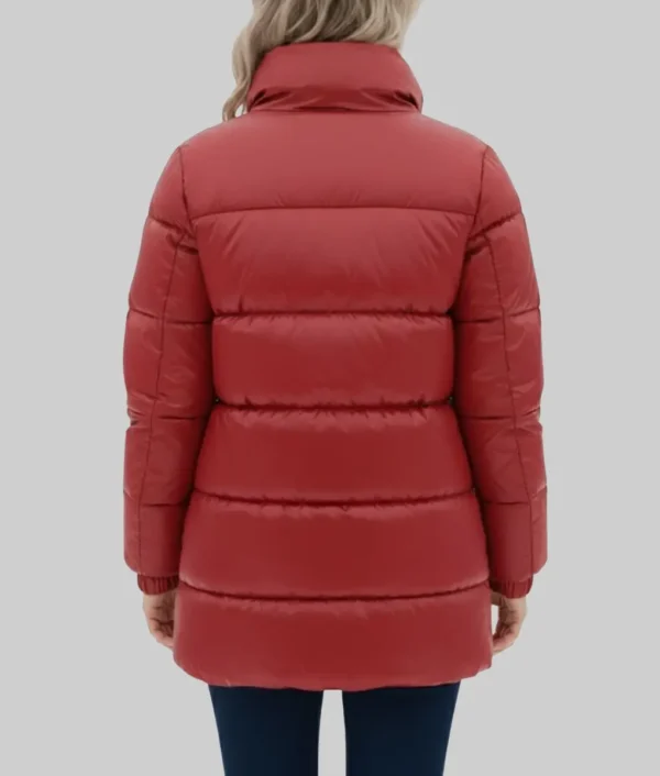 Amaia Red Puffer Jacket