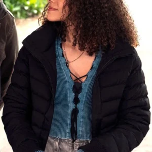 Ginny & Georgia Black Puffer Jacket