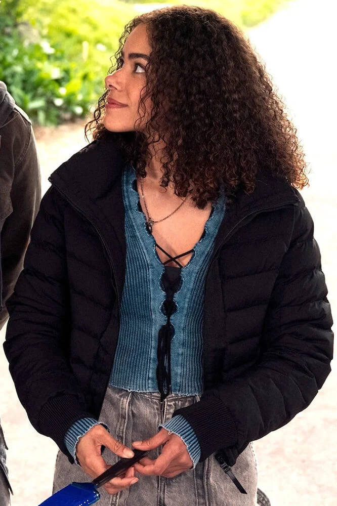 Ginny & Georgia Black Puffer Jacket