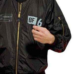 Battlefield 6 Black Bomber Jacket