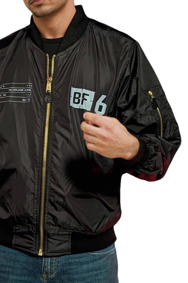 Battlefield 6 Black Bomber Jacket
