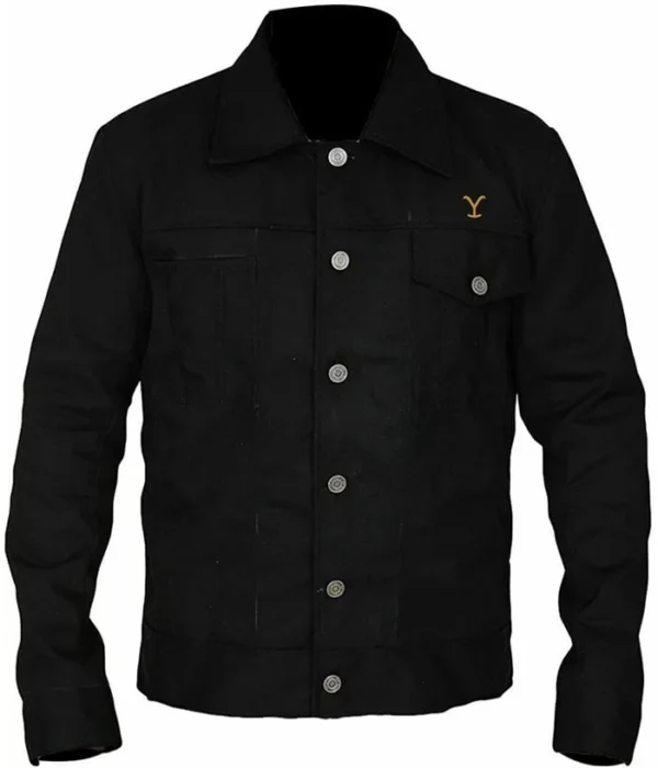 Cole Hauser Yellowstone Cowboy RIP Wheeler Denim Jacket