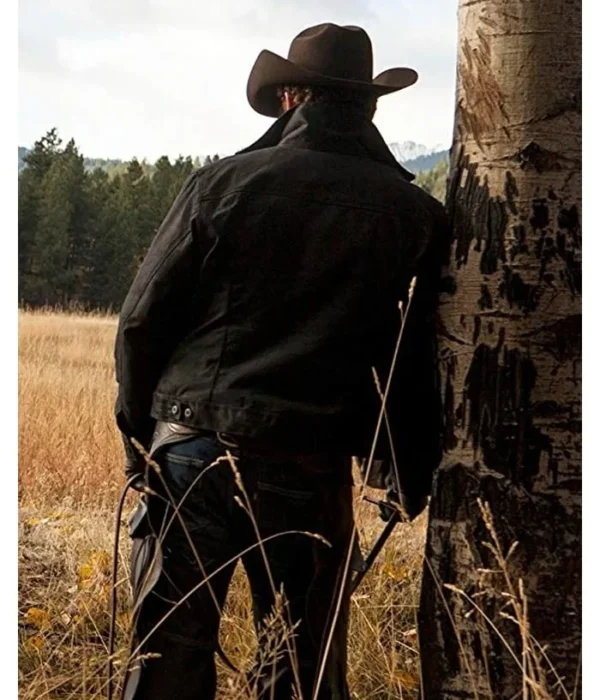 Cole Hauser Yellowstone Cowboy RIP Wheeler Denim Jacket