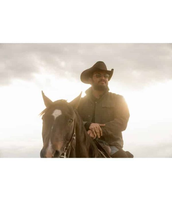 Cole Hauser Yellowstone Cowboy RIP Wheeler Denim Jacket