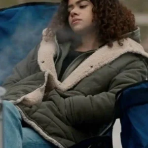 Ginny & Georgia Green Shearling Jacket