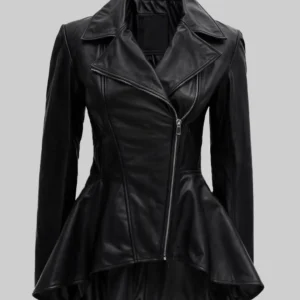Olivia Women’s Black Leather Jacket
