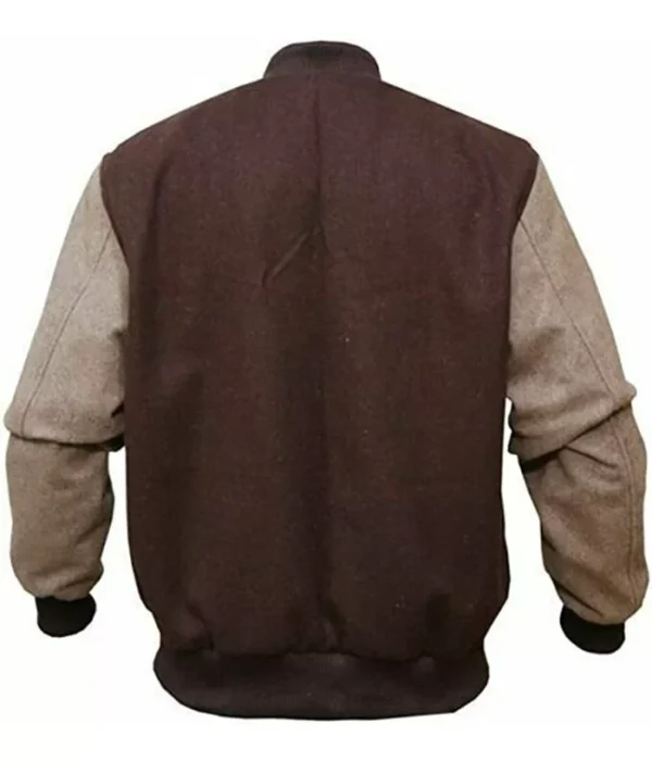 Payday 2 Hotline Miami Brown Bomber Varsity Jacket