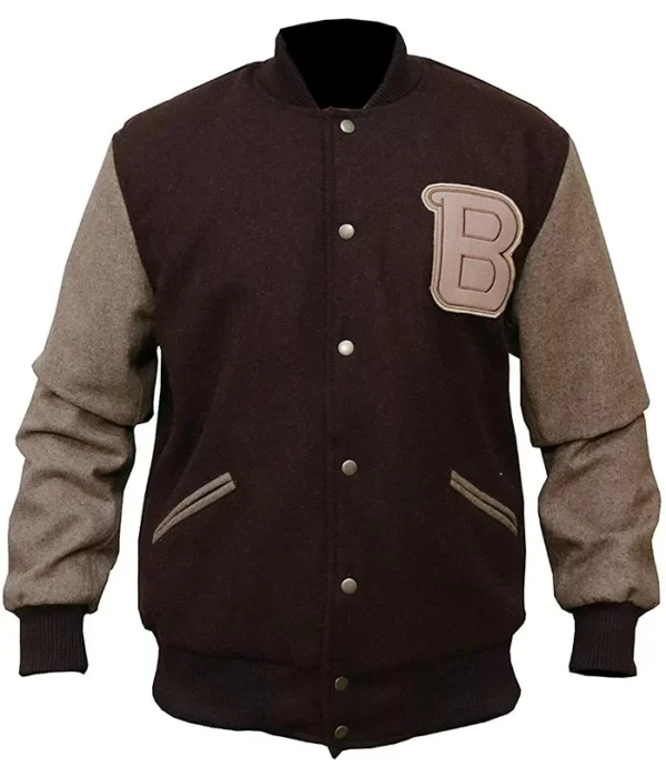 Payday 2 Hotline Miami Brown Bomber Varsity Jacket