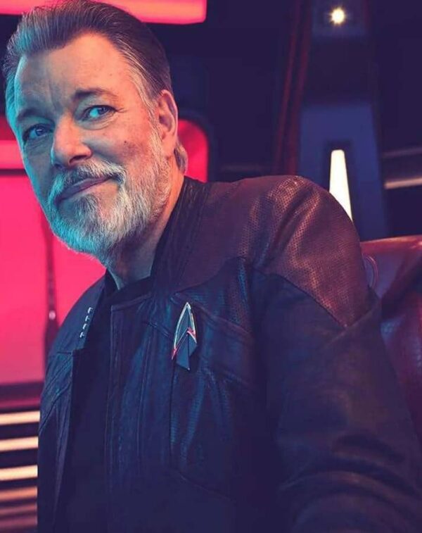 Star Trek Picard Season 3 Riker Leather Jacket Starfleet Costume