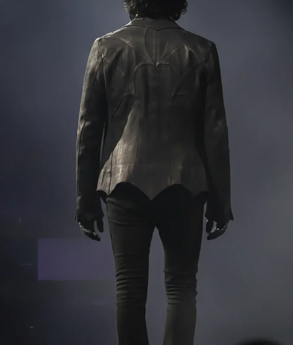 Swedish rock band Ghost Tobias Forge Black Leather Jacket