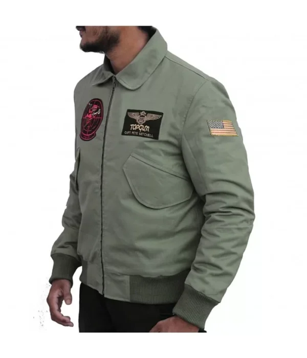 Men’s Flight Bomber Top Gun 2 Pete Maverick Tom Cruise Jacket