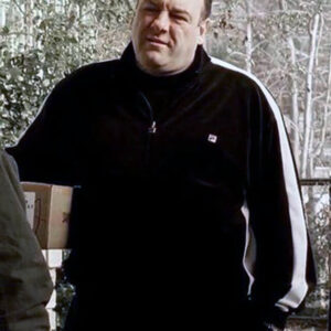 Tony Soprano Black Tracksuit Jacket