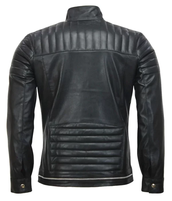 Top G Andrew Tate Black Leather Biker Jacket