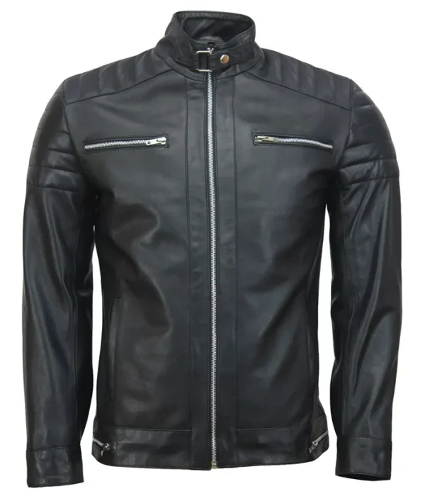 Top G Andrew Tate Black Leather Biker Jacket