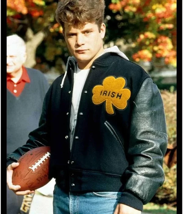 University Of Notre Dame Rudy Irish Bomber Jacket
