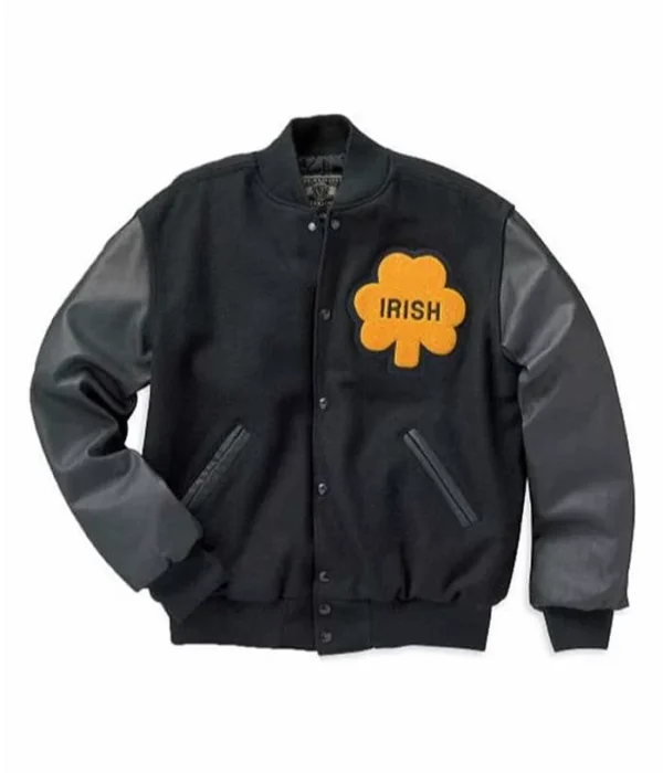 University Of Notre Dame Rudy Irish Bomber Jacket
