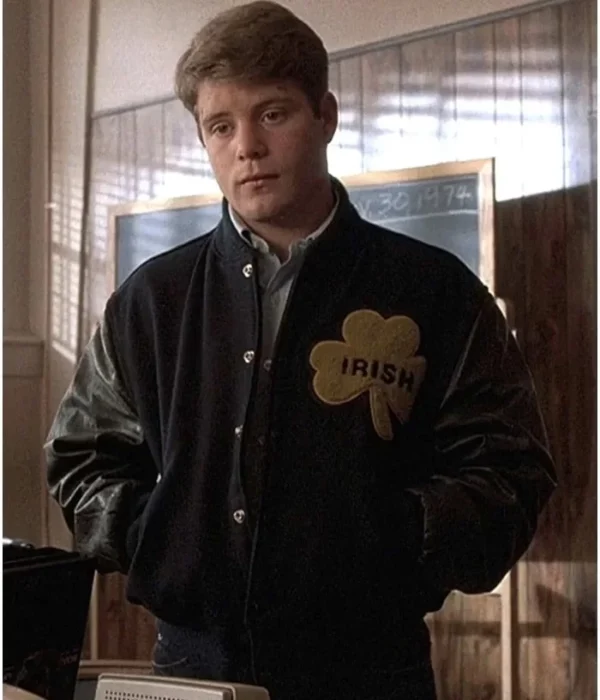 University Of Notre Dame Rudy Irish Bomber Jacket