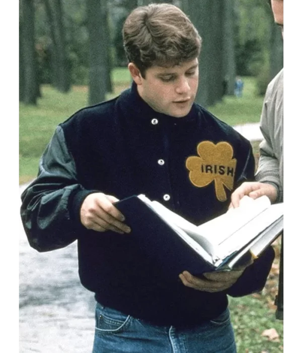 University Of Notre Dame Rudy Irish Bomber Jacket