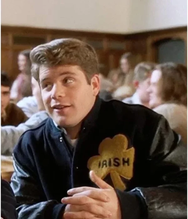 University Of Notre Dame Rudy Irish Bomber Jacket
