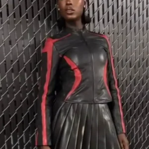 Jodie Turner-Smith Tron: Ares Black Leather Jacket