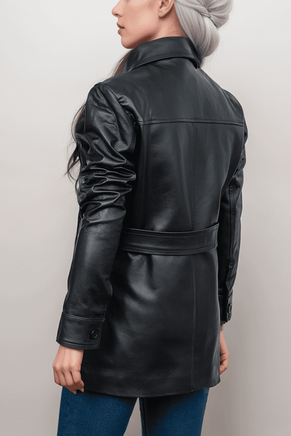 Timeless Black Leather Jacket for Women
