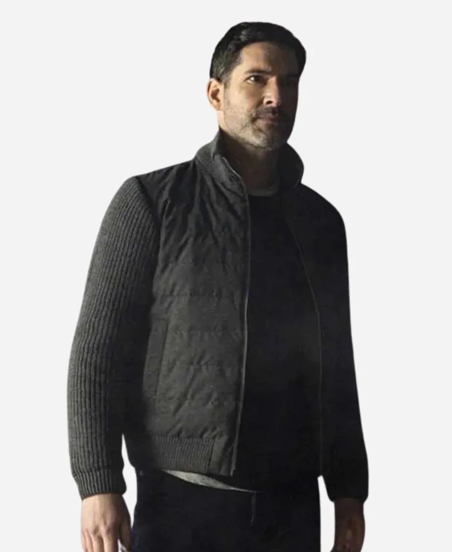 Tom Ellis CIA S01 Grey Jacket