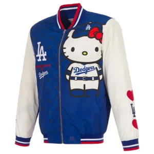 Hello Kitty Dodgers Bomber Jacket