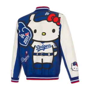 Hello Kitty Dodgers Bomber Jacket