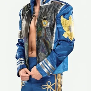 Michael Jackson Blood On the Dance Floor Blue Jacket